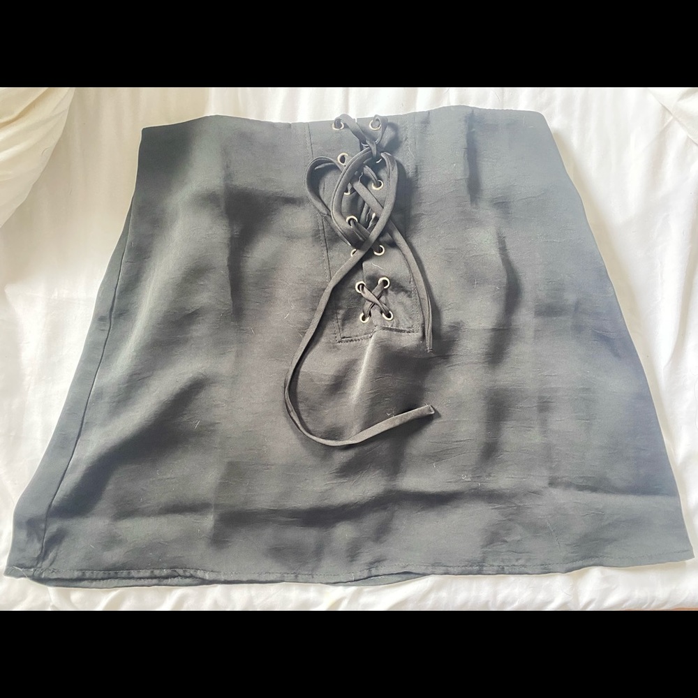 Satin skirt